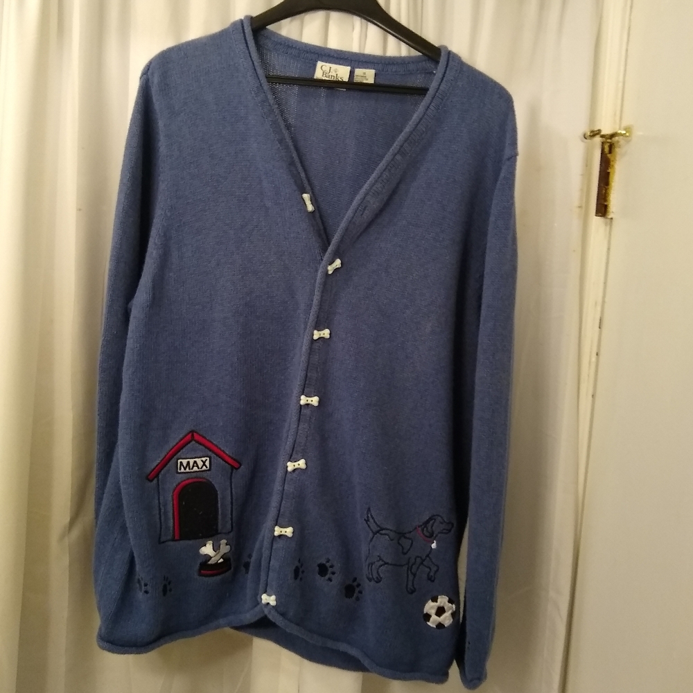 Dog Lover 1x Cardigan Sweater CJ & Banks